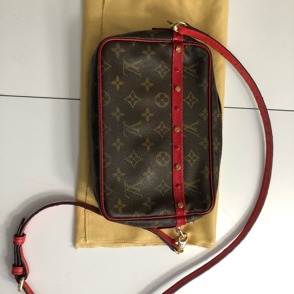 *SOLD*  Auth Louis Vuitton crossbody - altered